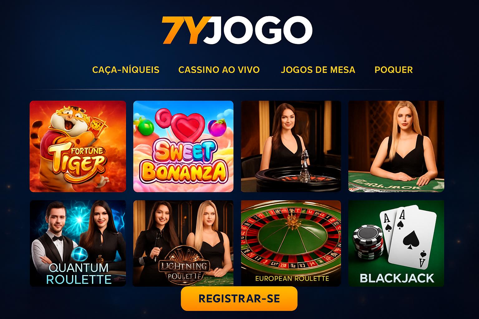 Jogos de cassino online inovadores e emocionantes na 7YJOGO