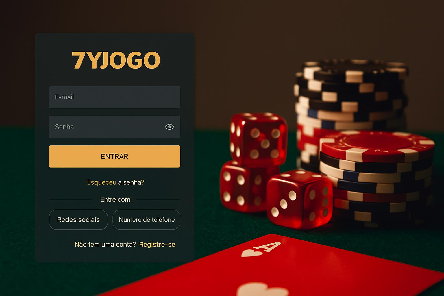 Não Perca tempo, o rRgistro na site 7YJOGO